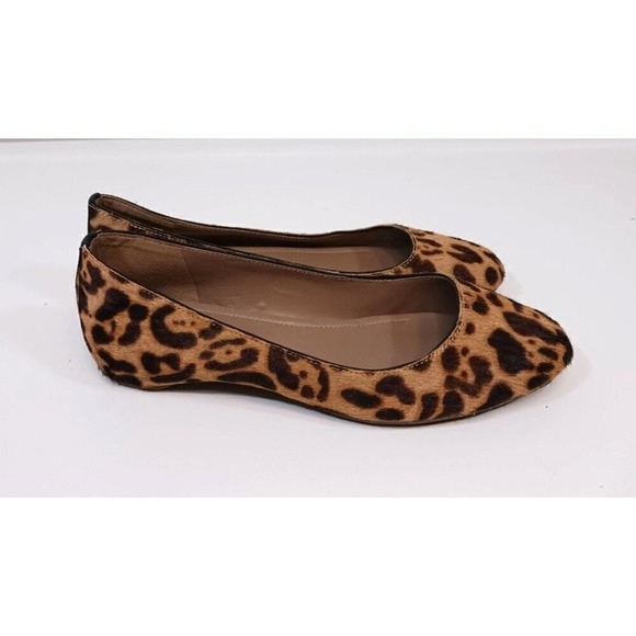 Ecco Mob Wife Leopard Print Animal Print Flats Women's Size EU 37/US 6 - Picture 1 of 6